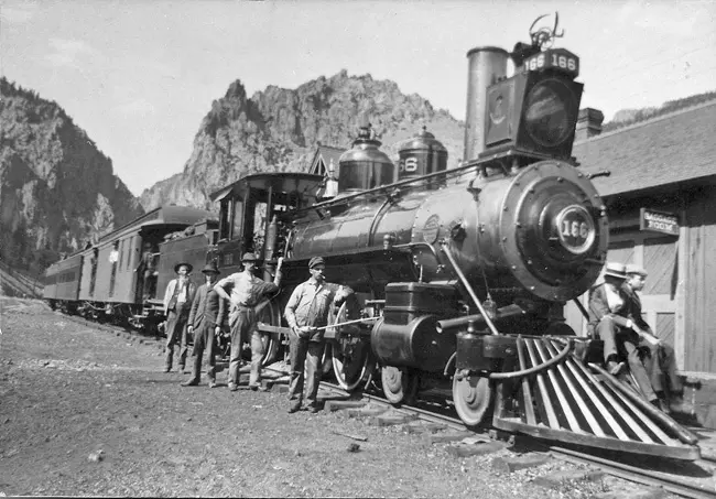 Old Train in Creede